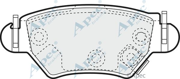 APEC BRAKING Jarrupala, levyjarru PAD1133